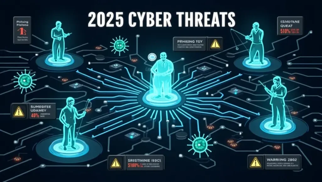 2025 cyber awareness challenge threats chart