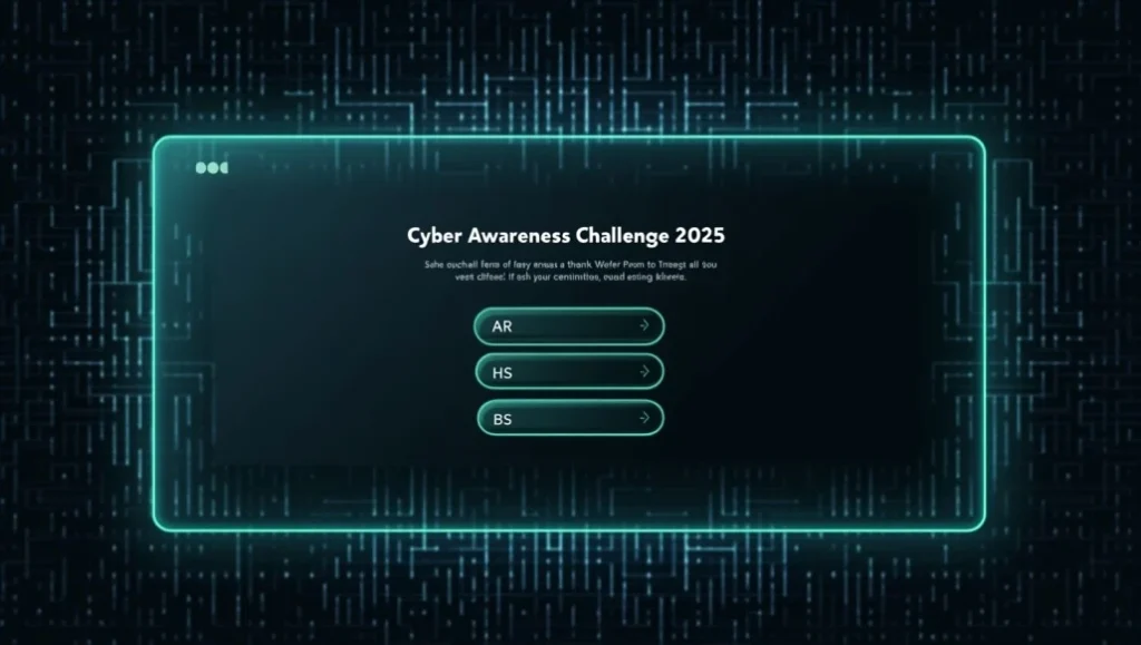 Cyber awareness challenge 2025 knowledge check question